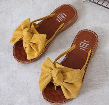 Load image into Gallery viewer, new Flat outdoor slippers Sandals foot ring straps beaded Roman sandals fashion low slope with women's shoes low heel shoes x69