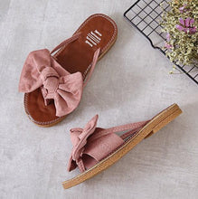 Load image into Gallery viewer, new Flat outdoor slippers Sandals foot ring straps beaded Roman sandals fashion low slope with women's shoes low heel shoes x69