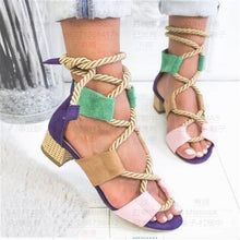 Load image into Gallery viewer, LOOZYKIT 2020 Fashion Summer Women Sandals Female Beach Shoes Wedge Shoes High Heel Comfortable Platform Sandals Plus Size 35-43

