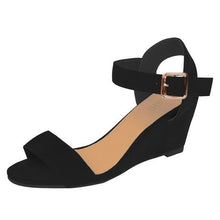 Load image into Gallery viewer, Women Shoes Platform Sandals Women Peep Toe High Wedges Heel Ankle Buckles Sandalia Espadrilles Female Sandals Shoes
