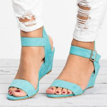 Load image into Gallery viewer, Women Shoes Platform Sandals Women Peep Toe High Wedges Heel Ankle Buckles Sandalia Espadrilles Female Sandals Shoes
